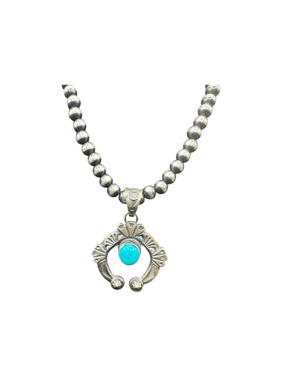 Kevin Billah - Naja Pendant - Kingman Turquoise &  Sterling Silver - Handmade Native American