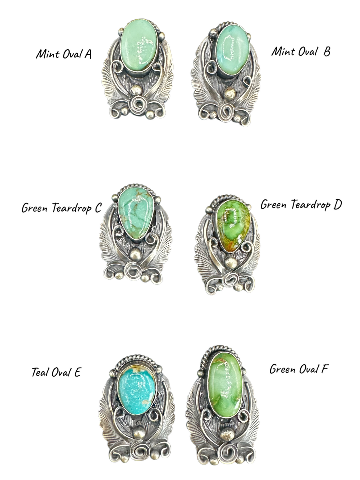 Jimmy Lee - Medium Adjustable Cabochon Ring - Sterling Silver & Sonoran Turquoise - Handmade Native American