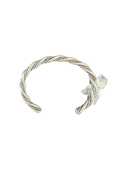 Michael Tahe - Barbed Wire Twisted Stacker Cuff Bracelet – Sterling Silver -  Native American Handmade