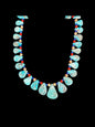 Susan Deal - Multi Bead Necklace – Genuine Turquoise & Coral  - Handmade Native American