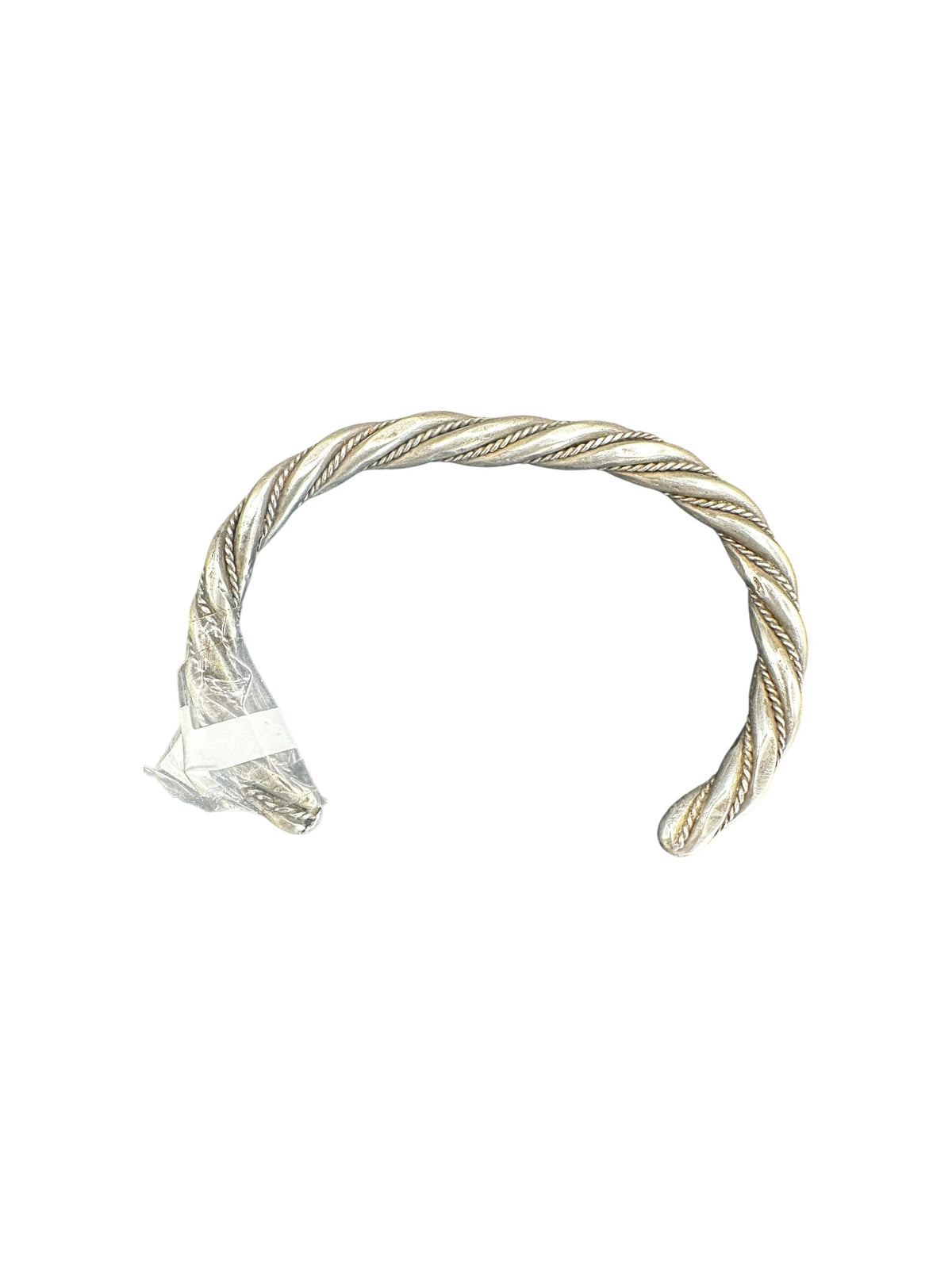 Michael Tahe - Barbed Wire Twisted Stacker Cuff Bracelet – Sterling Silver -  Native American Handmade