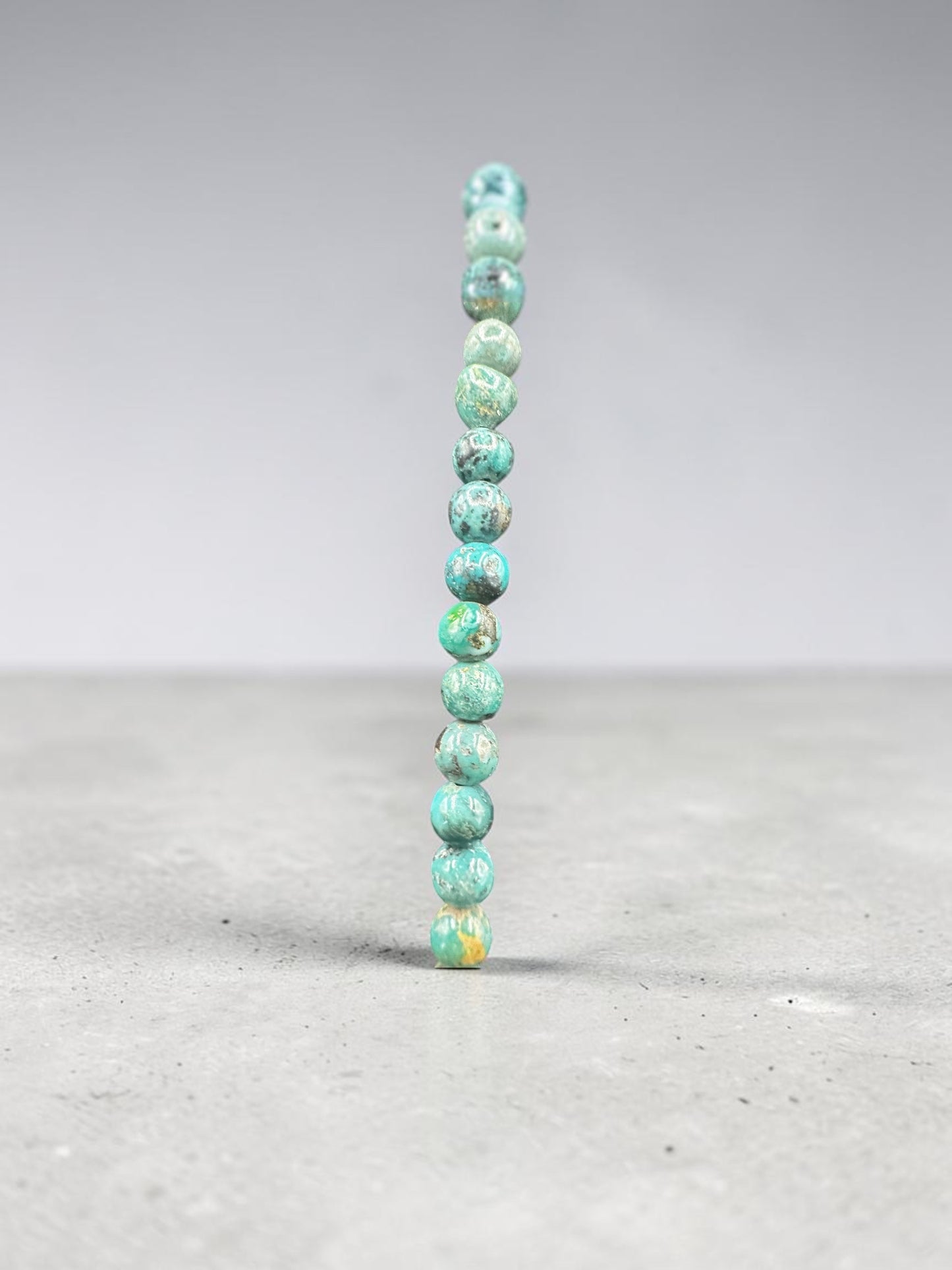6MM Sonoran Turquoise Pearl Necklace -  Hand Strung Artisan Collection