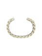 Michael Tahe - Barbed Wire Twisted Stacker Cuff Bracelet – Sterling Silver -  Native American Handmade