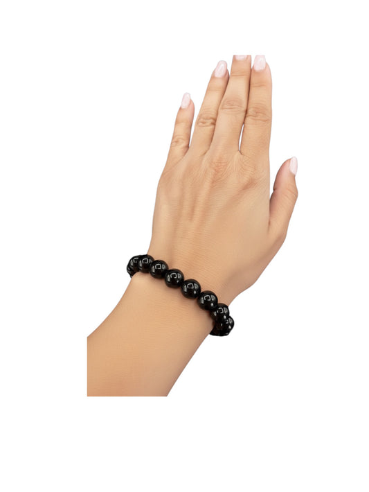 10MM Black Onyx Beads – Stretch Bracelet Artisan Collection