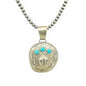 Bobby Platero - Cowboy Hat Pendant - Sterling Silver and Turquoise -Handmade Native American