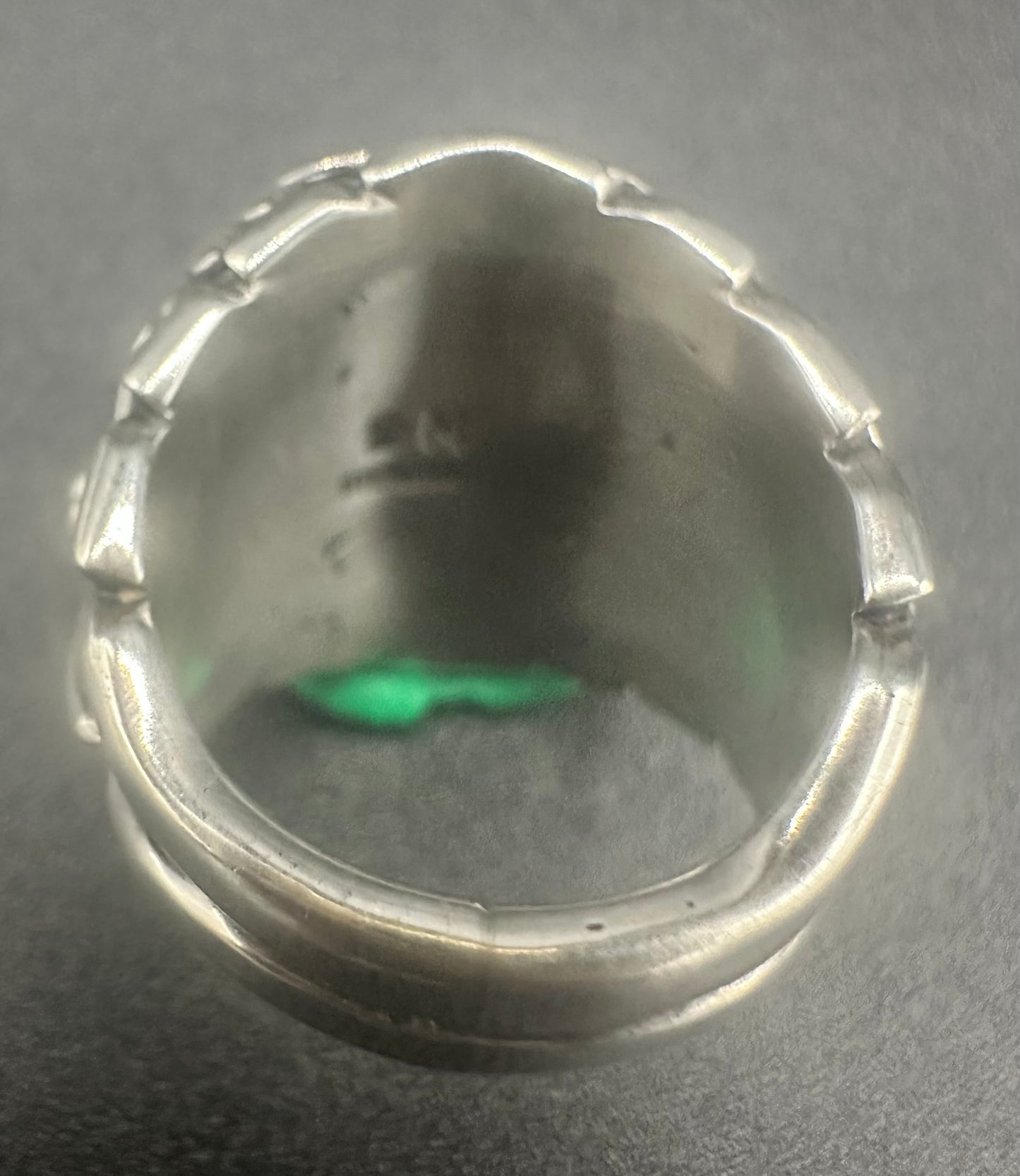 Handcrafted Navajo Palomino Turquoise Sterling Silver Statement Ring