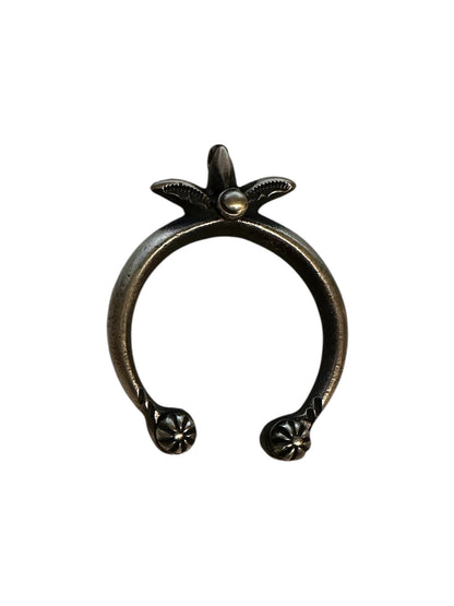 Naja Clip Pendant - Sterling Silver - Handmade Native American