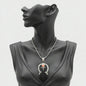 El Billah - Naja Pendant - Pink Conch Shell &  Sterling Silver - Handmade Native American