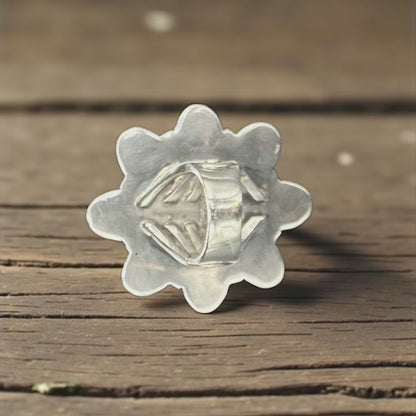 Tom Sam - Spiny Oyster Cluster Ring - Handmade Navajo Native American
