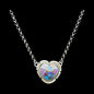 Jon McCray - Heart Necklace – Turquoise and Sterling Silver - Handmade Native American