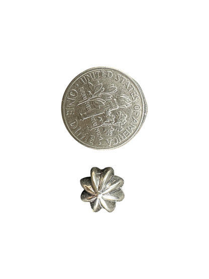 Mini Concho Earrings Sterling Silver Stud Earrings - Handmade Native American