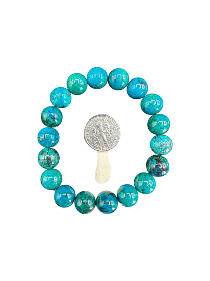 Chrysocolla Stretch Bracelet — The Stone of Graceful Expression – Artisan Collection